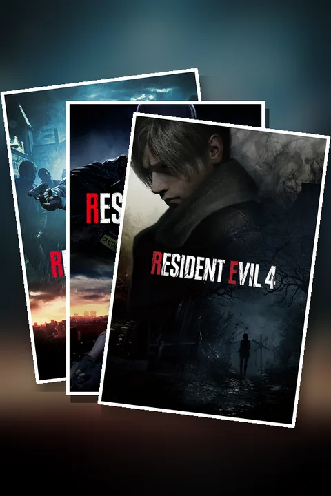 Resident Evil 2, 3 y 4 Remake (paquete)